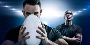 Two Rugby Players